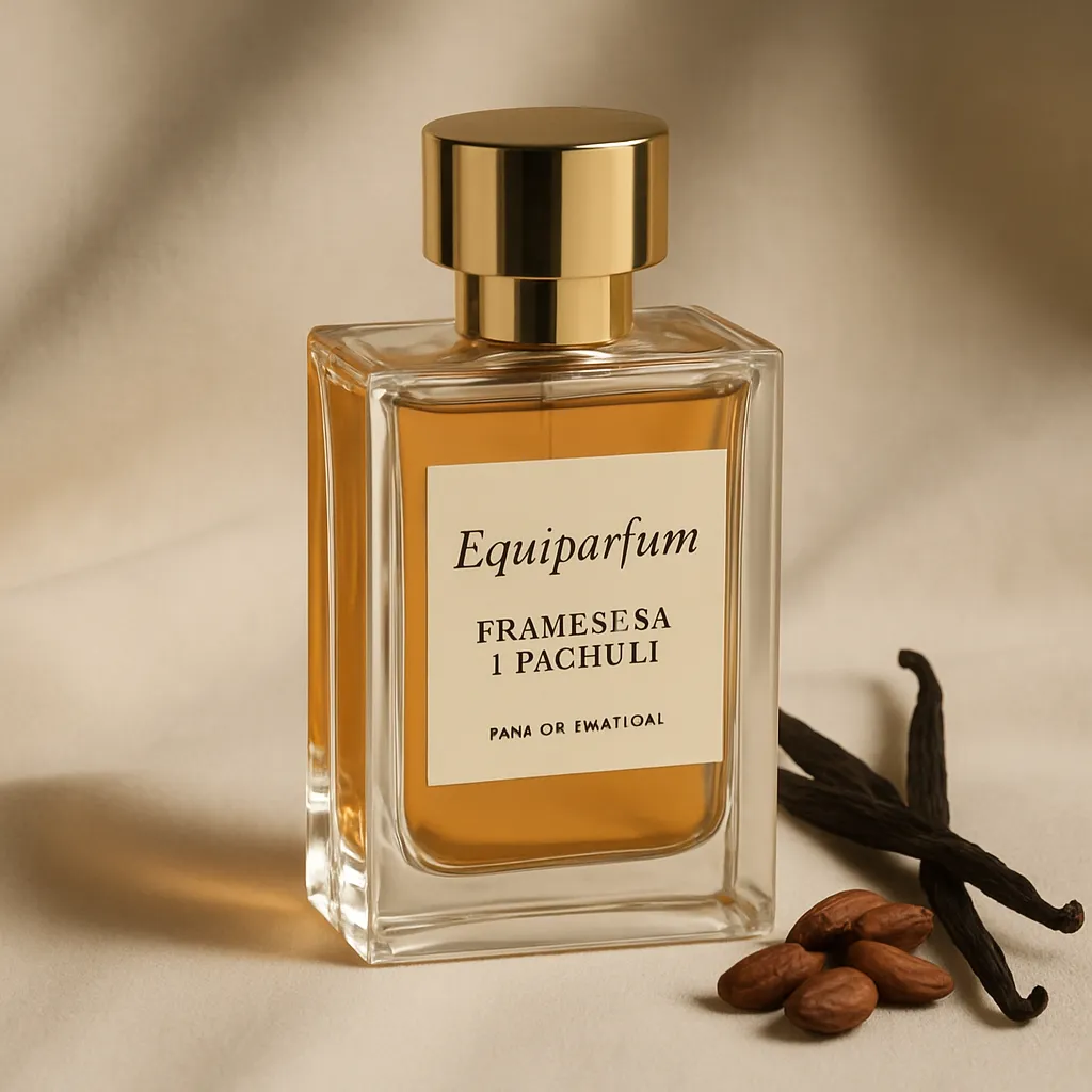 Bote de perfume Frambuesa y Pachulí de Equiparfum