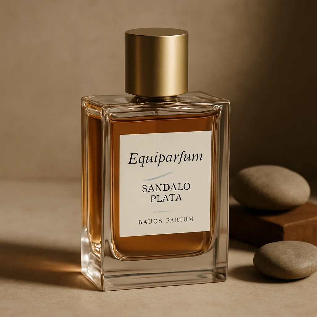 Bote de perfume Sándalo Plata de Equiparfum